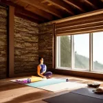 yoga oefeningen voor het slapen